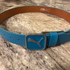 Puma blue golf belt men’s small